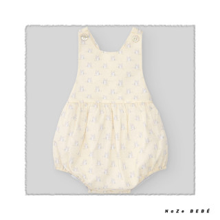 Ranita estampada para bebé en color amarillo. Colección Cigüeña. Marca Paz Rodríguez. Nueva Temporada Verano 2024.