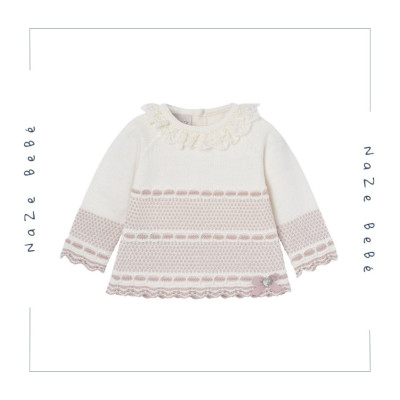 Conjunto polaina bebé niña PAZ I25 Paz Rodríguez