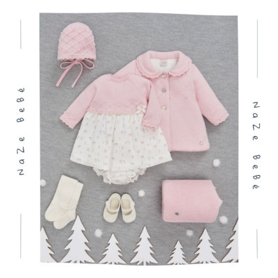 Vestido con braga bebé niña GLACIAR Paz Rodríguez