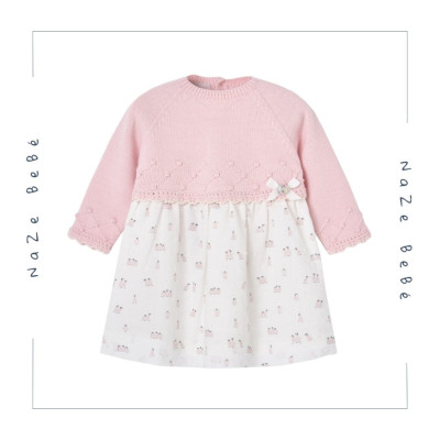 Vestido con braga bebé niña GLACIAR Paz Rodríguez