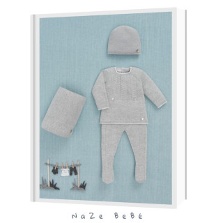 Conjunto polaina bebé niño PULGARCITO Paz Rodríguez