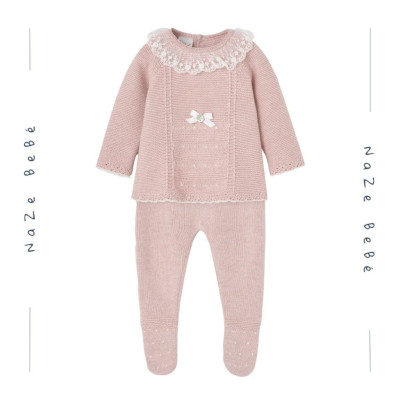 Conjunto polaina bebé niña HADAS Paz Rodríguez