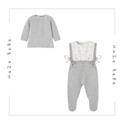 Conjunto pelele enterizo bebé PULGARCITO Paz Rodríguez