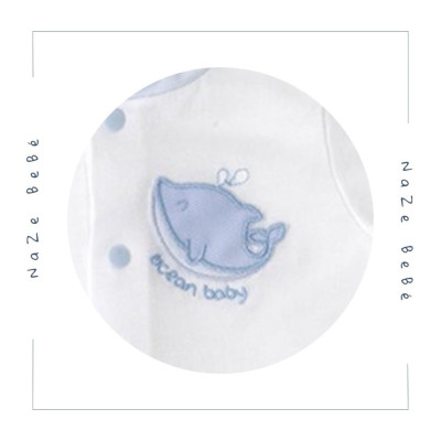 Pijama tencel bebé BALLENA Cambrass