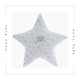 Cojín decorativo estrella en tres colores. Colección Flavia. Marca Uzturre. Nuevas Colecciones.