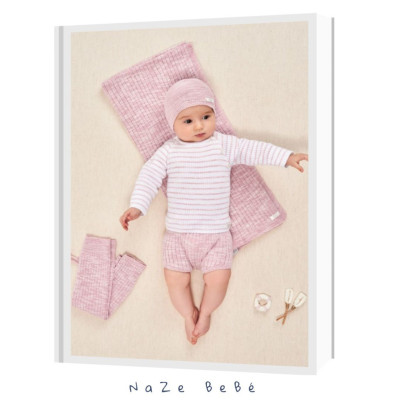 Conjunto de polaina sin pie para bebé en dos colores. Colección Masia. Marca Paz Rodríguez. Nueva Colección.