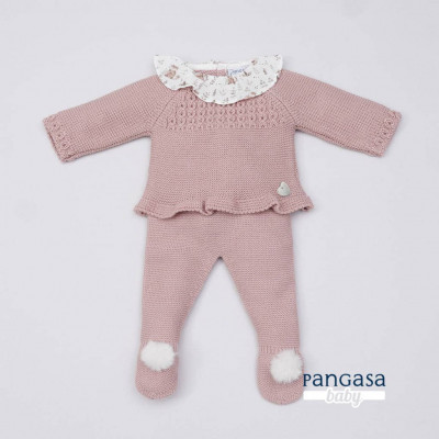 Conjunto polaina bebé niña ZAFIRO Pangasa Baby