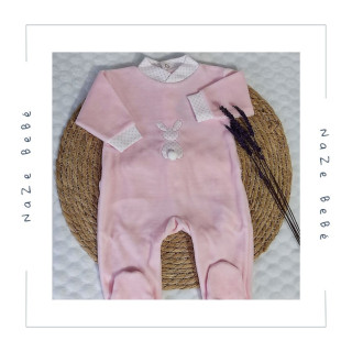 Pijama enterizo bebé niña CONEJO Sardón