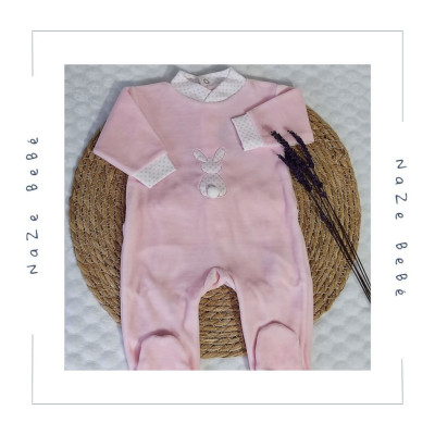 Pijama enterizo bebé niña CONEJO Sardón