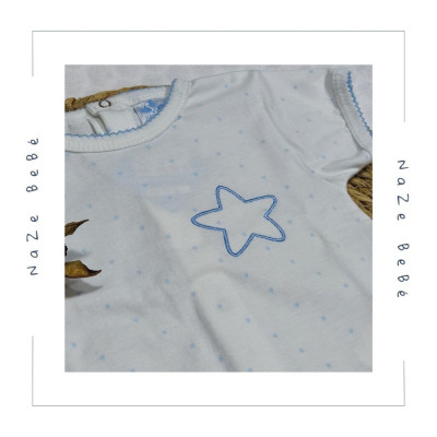 Pijama corto bebé ESTRELLA Sardón