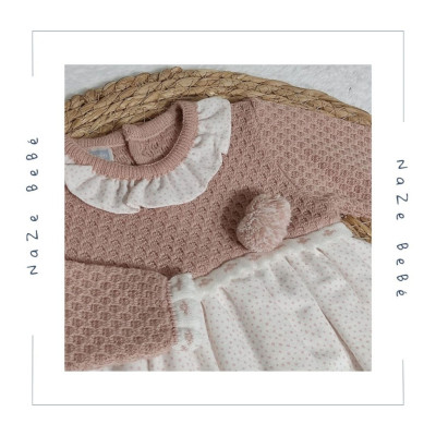 Vestido bebé niña SNOW TWILL Mac Ilusión