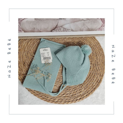 Conjunto bufanda y gorro bebé Artesanía Granlei