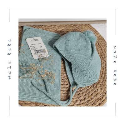 Conjunto bufanda y gorro bebé Artesanía Granlei