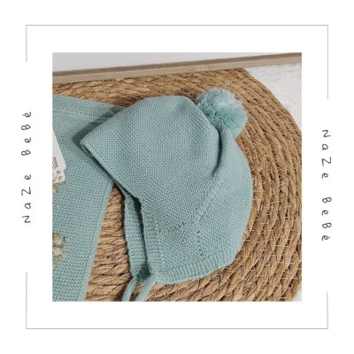 Conjunto bufanda y gorro bebé Artesanía Granlei