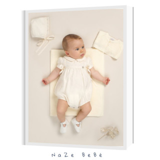 Pelele bautizo bebé niño ESENCIAL Paz Rodríguez