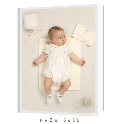 Pelele bautizo bebé niño ESENCIAL Paz Rodríguez