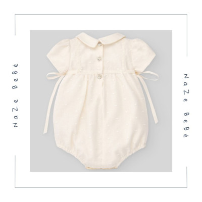 Pelele bautizo bebé niño ESENCIAL Paz Rodríguez