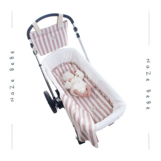 Pack bajera capazo y muselina bebés RAYA Uzturre