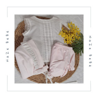 Conjunto braguita bebé niña PIQUÉ Coco Acqua