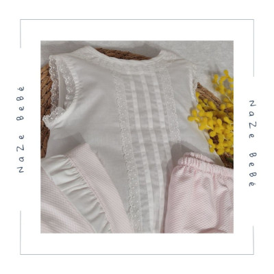 Conjunto braguita bebé niña PIQUÉ Coco Acqua