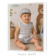Bombacho y gorra bebé niño Coco Acqua