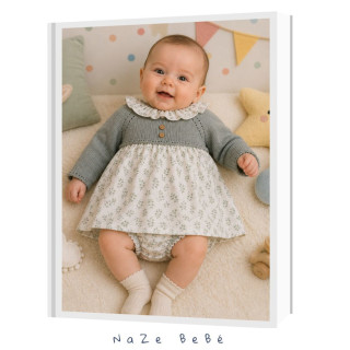 Vestido con braga bebé niña SABBIA Martín Aranda