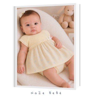 Vestido con braga bebé niña CIGÜEÑA Paz Rodríguez