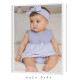 Vestido con braga bebé niña NEL BLU Martín Aranda