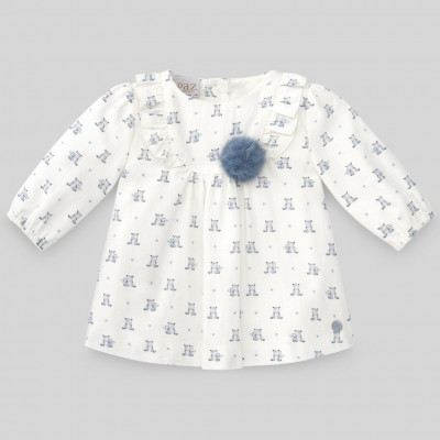 Vestido estampado braga bebé niña TEDDY Paz Rodríguez