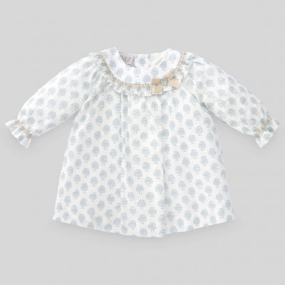 Vestido plumeti con braga bebé niña SOÑO Paz Rodríguez