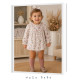 Vestido estampado con braga bebé niña FLEUR Martín Aranda