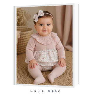 Vestido con braga bebé niña FLEUR Martín Aranda