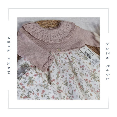 Vestido con braga bebé niña FLEUR Martín Aranda
