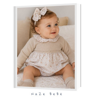 Vestido con braga bebé niña STONE Martín Aranda