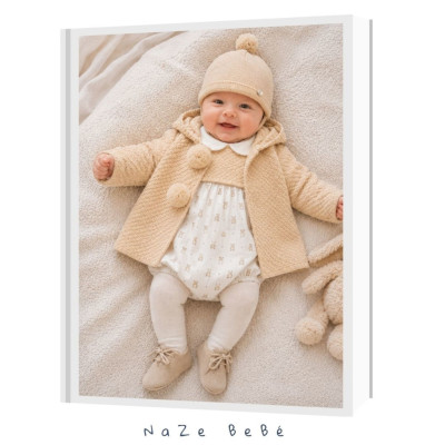 Pelele corto bebé niño MEL Paz Rodríguez