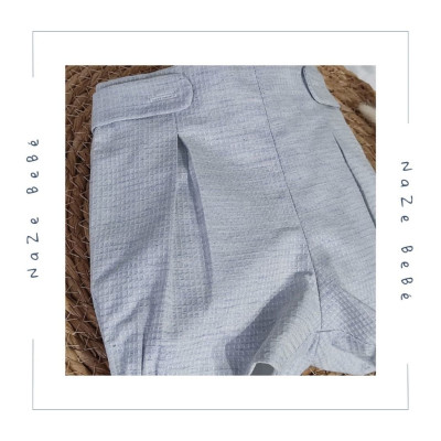 Conjunto pantalón corto bebé niño VAL Paz Rodríguez