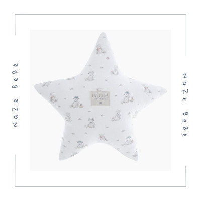 Cojín decorativo estrella bebés TEDDY Uzturre