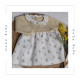 Vestido con braga bebé niña MEL Paz Rodríguez
