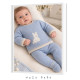 Conjunto polaina bebé niño VAL Paz Rodríguez