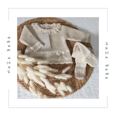 Conjunto polaina bebé LUA Paz Rodríguez