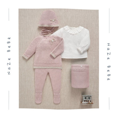 Conjunto polaina bebé niña VAL Paz Rodríguez