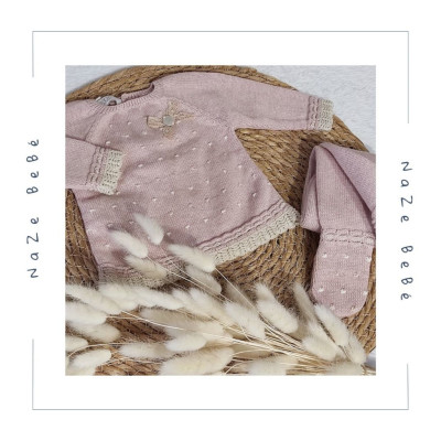 Conjunto polaina bebé niña VAL Paz Rodríguez