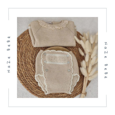Conjunto cubrepañal bebé LUA Paz Rodríguez