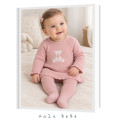 Vestido bebé niña osito Artesanía Granlei