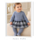Vestido bebé niña ELEGANT SQUARES Mac Ilusión