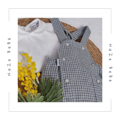 Conjunto peto bebé niño Babidu