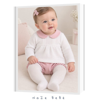 Conjunto braguita motas bebé niña Babidu