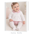 Conjunto braguita motas bebé niña Babidu