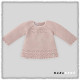Conjunto polaina bebé niña PROMESA Paz Rodríguez.
