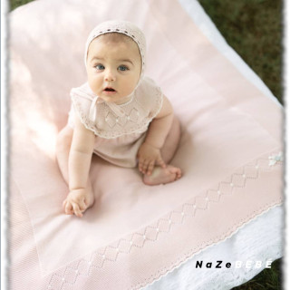 Vestido con braga bebé niña PROMESA Paz Rodríguez